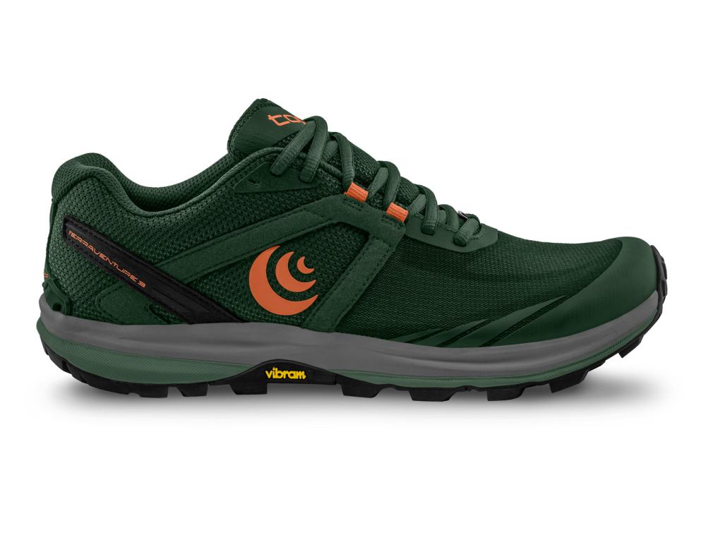 TOPO WOMEN'S TERRAVENTURE 3-Dark Green/Orange