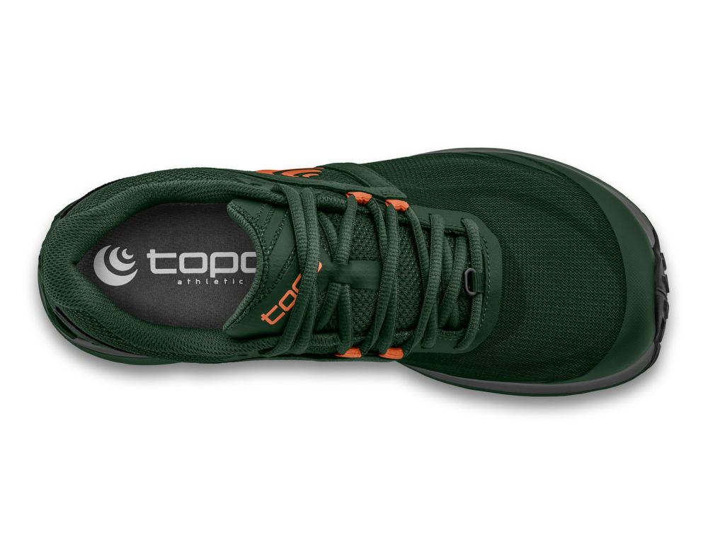 TOPO WOMEN'S TERRAVENTURE 3-Dark Green/Orange