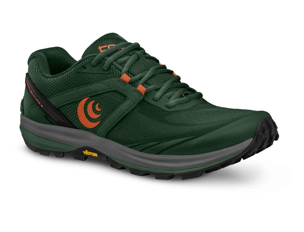 TOPO WOMEN'S TERRAVENTURE 3-Dark Green/Orange