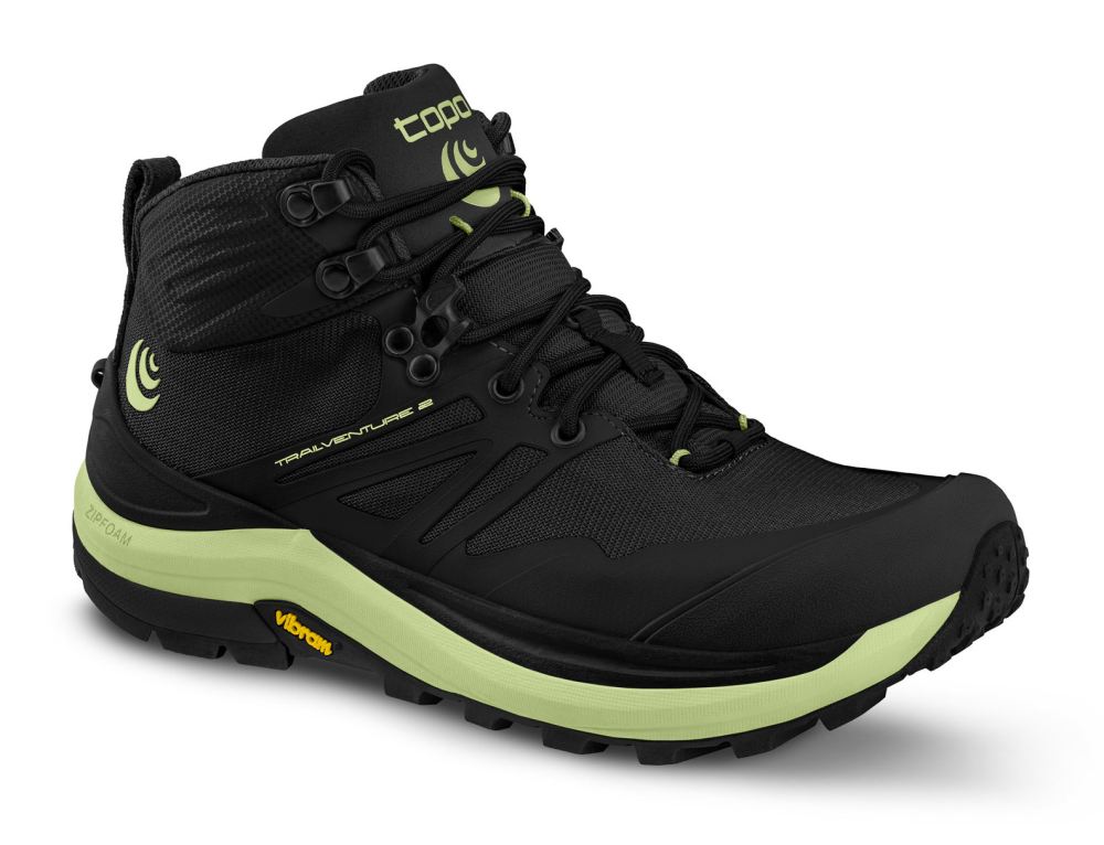 TOPO MEN'S TRAILVENTURE 2-Black/Mint