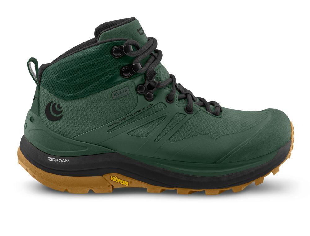 TOPO WOMEN'S TRAILVENTURE 2 WP-Dark Green/Clay