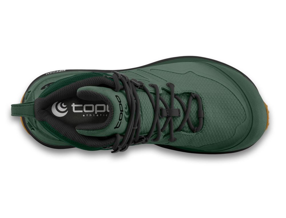 TOPO WOMEN'S TRAILVENTURE 2 WP-Dark Green/Clay