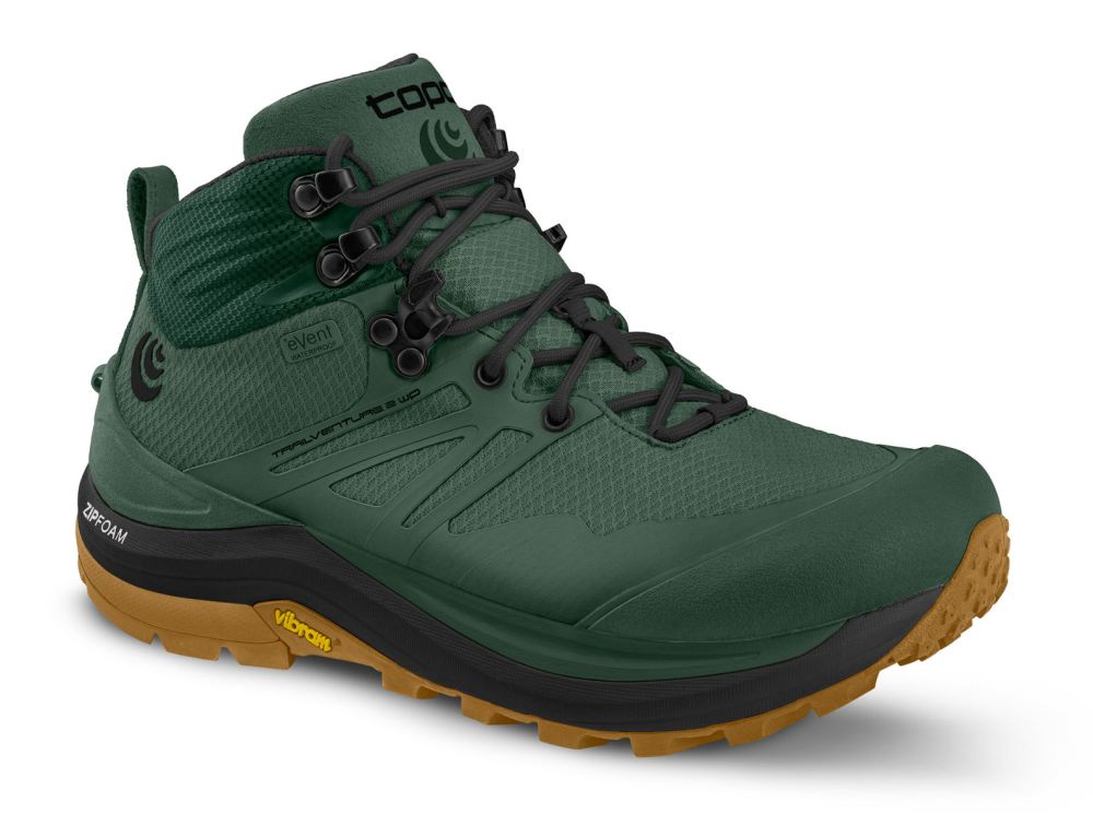 TOPO WOMEN'S TRAILVENTURE 2 WP-Dark Green/Clay