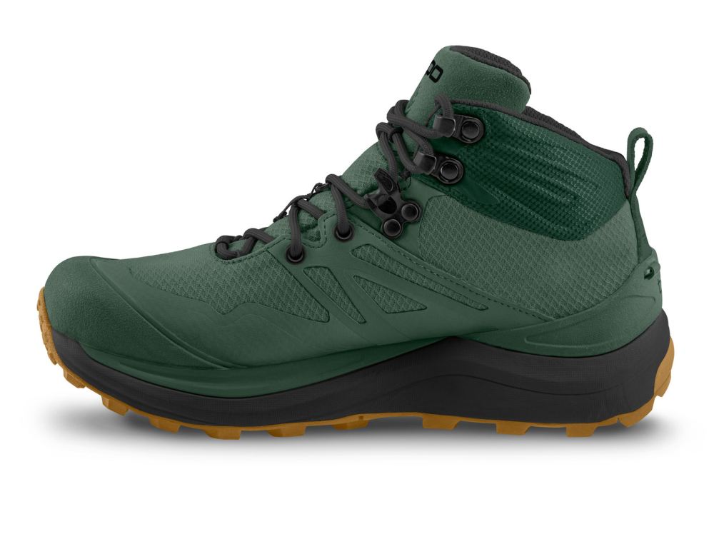 TOPO WOMEN'S TRAILVENTURE 2 WP-Dark Green/Clay