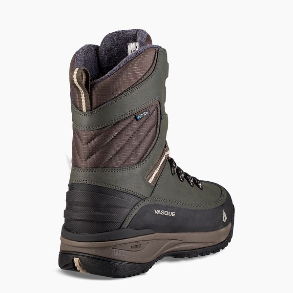 VASQUE BOOTS SNOWBURBAN II ULTRADRY MEN'S INSULATED WATERPROOF HIKING BOOT IN BROWN/TAN