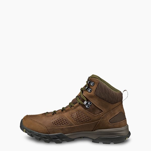 VASQUE BOOTS TALUS AT ULTRADRY MEN'S WATERPROOF HIKING BOOT IN BROWN/GREEN