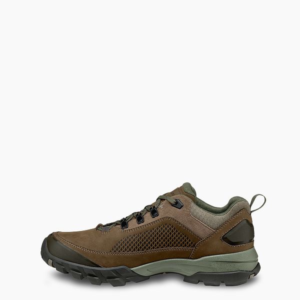 VASQUE BOOTS TALUS XT LOW MEN'S HIKING SHOE IN BROWN/GREEN