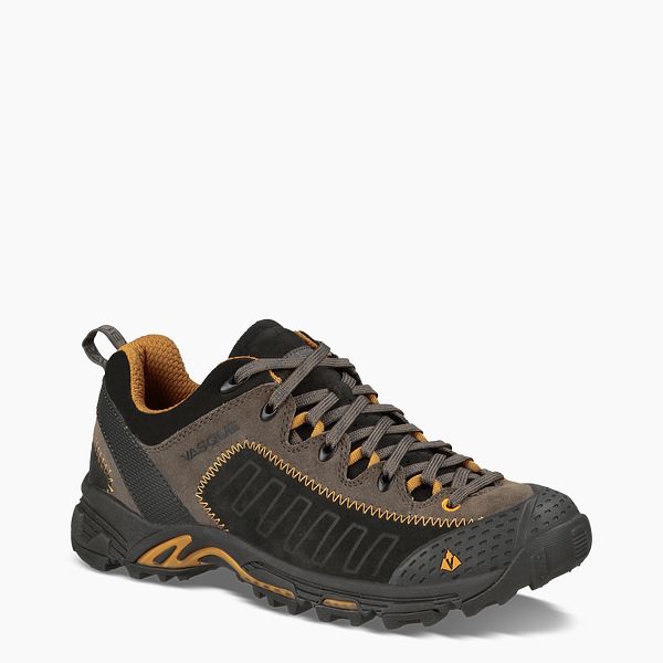 VASQUE BOOTS JUXT MEN'S HIKING SHOE IN BLACK/BROWN