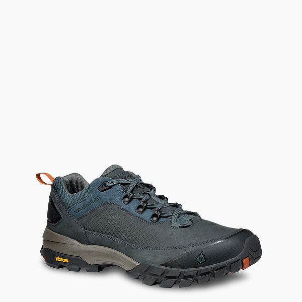 VASQUE BOOTS TALUS XT LOW MEN'S HIKING SHOE IN GRAY/ORANGE