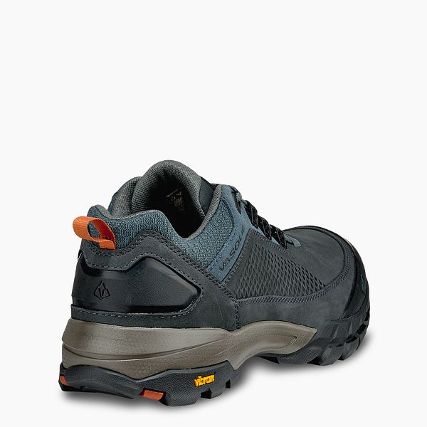 VASQUE BOOTS TALUS XT LOW MEN'S HIKING SHOE IN GRAY/ORANGE