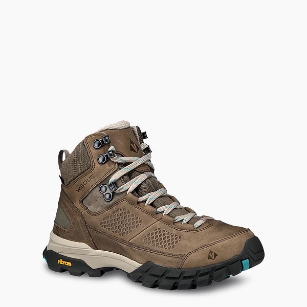 VASQUE BOOTS TALUS AT ULTRADRY WOMEN'S WATERPROOF HIKING BOOT IN BROWN/TEAL 