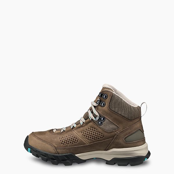 VASQUE BOOTS TALUS AT ULTRADRY WOMEN'S WATERPROOF HIKING BOOT IN BROWN/TEAL 