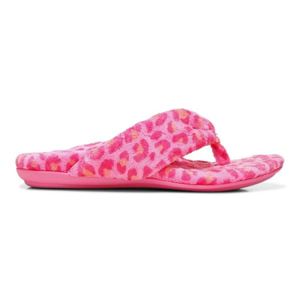 Vionic | Women's Lydia Slipper - Bubblegum Leopard