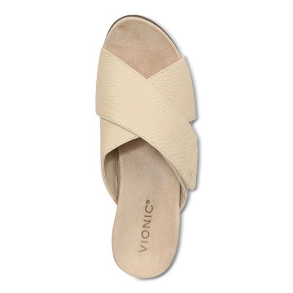 Vionic | Women's Leticia Wedge Sandal - Semolina