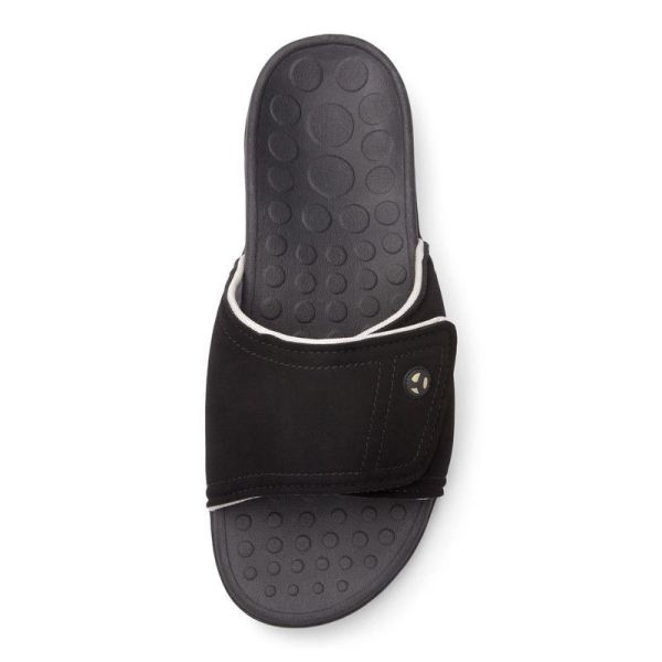 Vionic | Women's Kiwi Slide Sandal - Black Grey