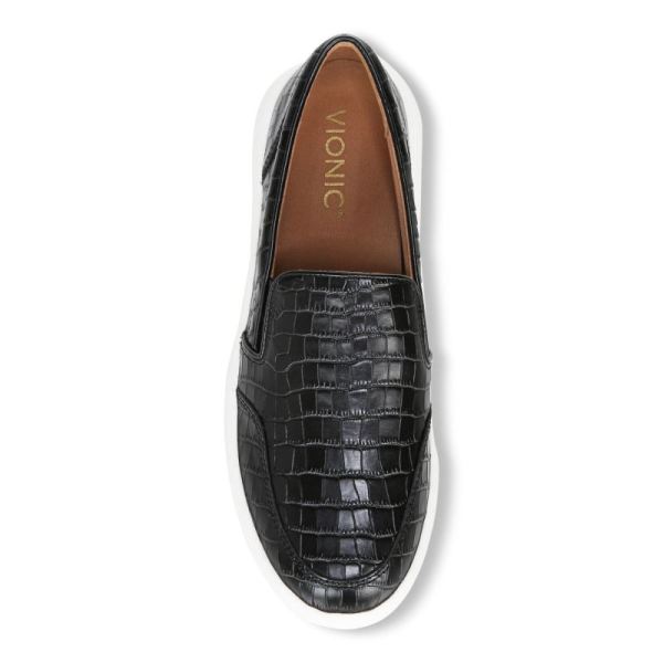 Vionic | Women's Dinora Slip On - Black Croc