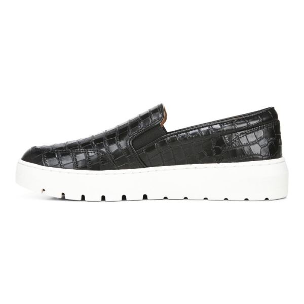 Vionic | Women's Dinora Slip On - Black Croc