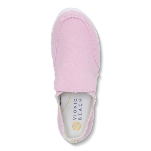 Vionic | Women's Malibu Slip On - Cherry Blossom Canvas