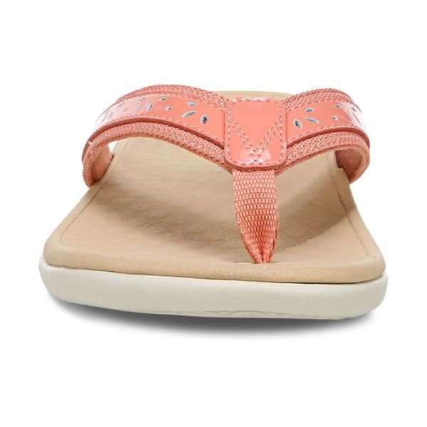 Vionic | Women's Casandra Toe Post Sandal - Terra Cotta