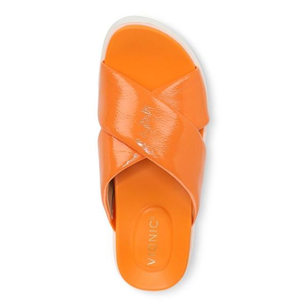 Vionic | Women's Vesta Flatform Lug Sandal - Marigold