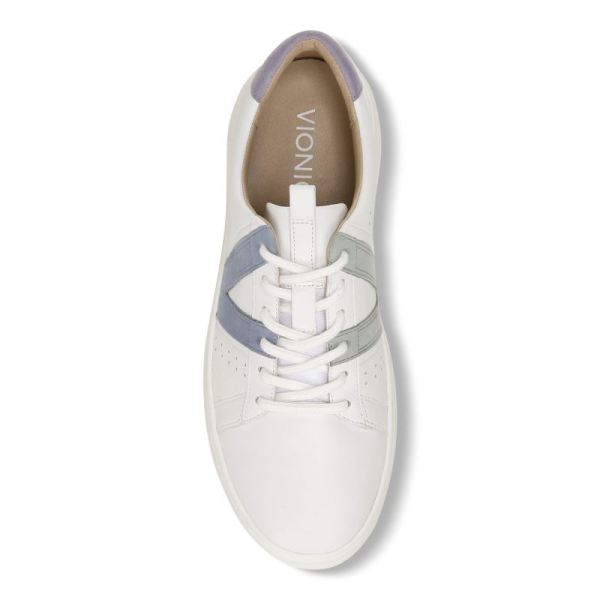 Vionic | Women's Simasa Sneaker - White Light Blue