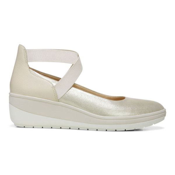 Vionic | Women's Ellery Wedge - Cream Suede