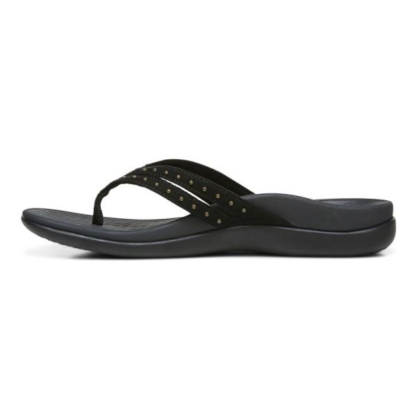 Vionic | Women's Tasha Toe Post Sandal - Black