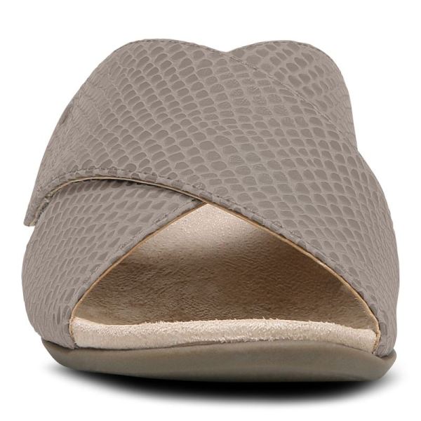 Vionic | Women's Leticia Wedge Sandal - Aluminum