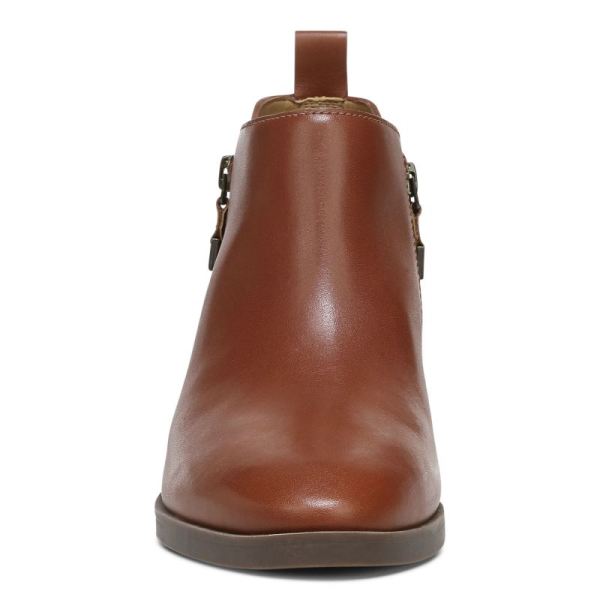 Vionic | Women's Cecily Ankle Boot - Cognac Leather