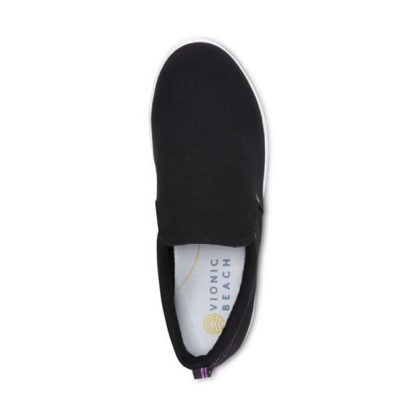 Vionic | Women's Marshall Slip On - Black Canvas