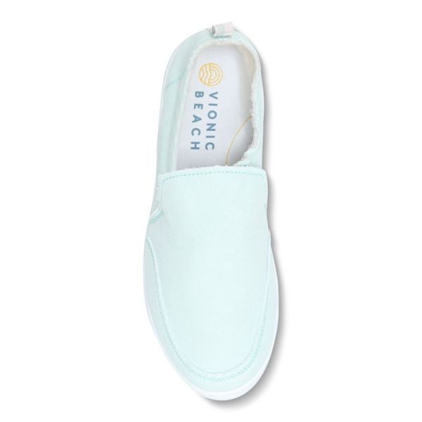 Vionic | Women's Malibu Slip On - Seafoam Canvas