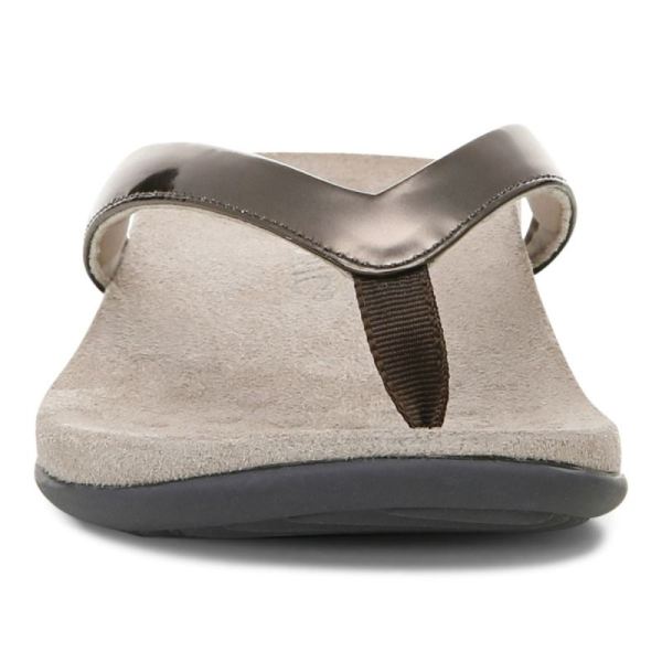 Vionic | Women's Dillon Toe Post Sandal - Pewter