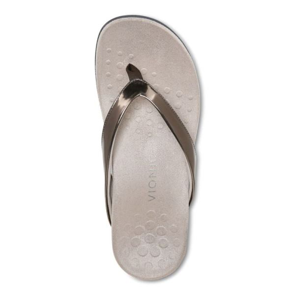 Vionic | Women's Dillon Toe Post Sandal - Pewter