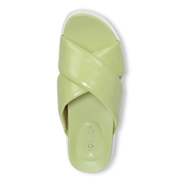 Vionic | Women's Vesta Flatform Lug Sandal - Pale Lime