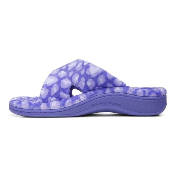 Vionic | Women's Relax Slippers - Amethyst Leopard