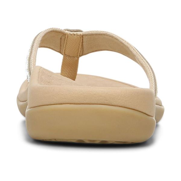 Vionic | Women's Casandra Toe Post Sandal - Semolina