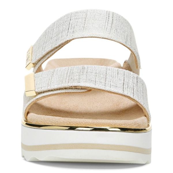 Vionic | Women's Brandie Flatform Sandal - Marshmallow Linen