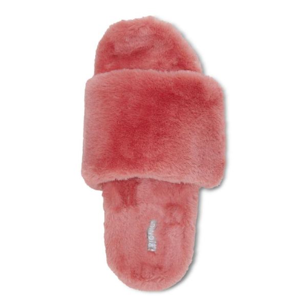 Vionic | Women's Dream Plush Slipper - Terra Cotta Plush