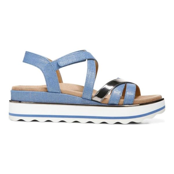 Vionic | Women's Kellyn Flatform Sandal - Vallarta Blue