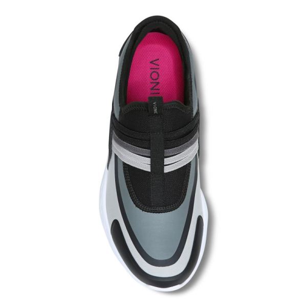 Vionic | Women's Vayda Slip On Sneaker - Black Grey
