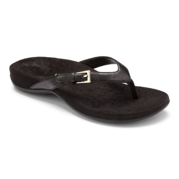 Vionic | Women's Kelby Toe Post Sandal - Black