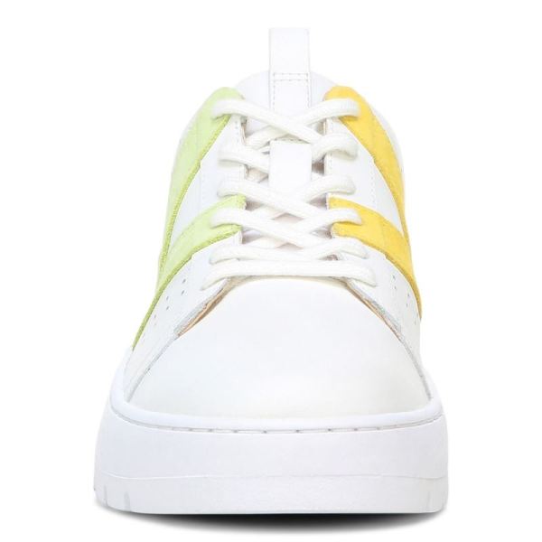 Vionic | Women's Simasa Sneaker - White Pale Lime