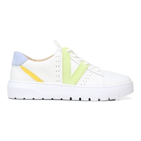 Vionic | Women's Simasa Sneaker - White Pale Lime