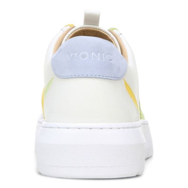 Vionic | Women's Simasa Sneaker - White Pale Lime