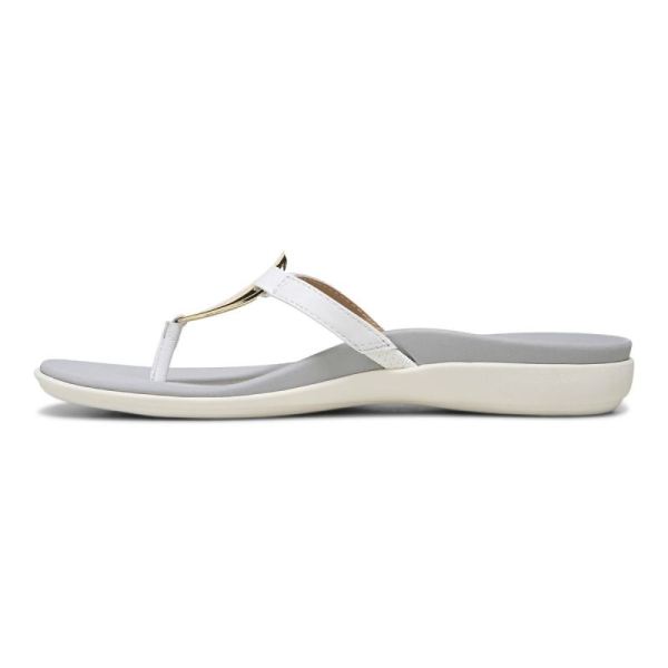 Vionic | Women's Raysa Toe Post Sandal - White