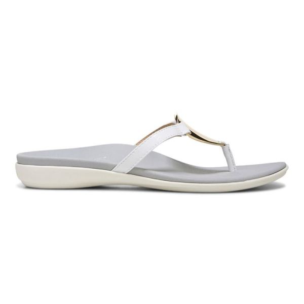 Vionic | Women's Raysa Toe Post Sandal - White