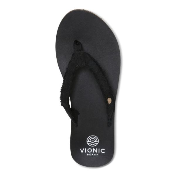 Vionic | Women's Unwind Toe Post Sandal - Black