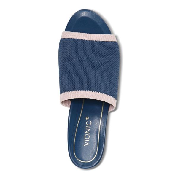 Vionic | Women's Fleur Heeled Sandal - Dark Blue