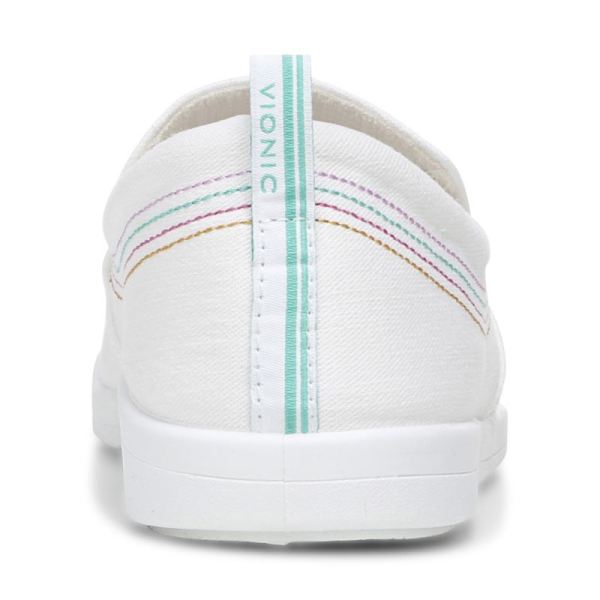 Vionic | Women's Marshall Slip On - White Canvas