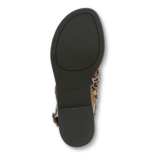 Vionic | Women's Ella Sandal - Toffee Leopard